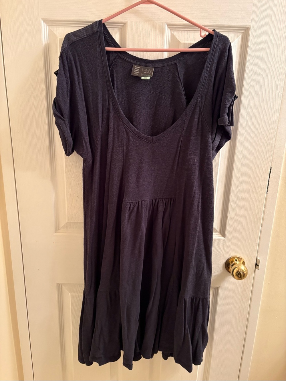 Anthropologie Saturday Sunday Dark Navy Knit casual dress
